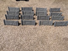 Star Wars Legions, Wargaming Barricades, Set Of 16 unpainted, Scatter Terrain