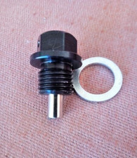 FORD SOHC PINTO, COSWORTH YB MAGNETIC SUMP DRAIN PLUG BLack Capri ESCORT SIERRA