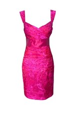 Mireia By Mireia Bisbe Pink Ruched Occasion Mother Of Bride Dress Size 8 Event