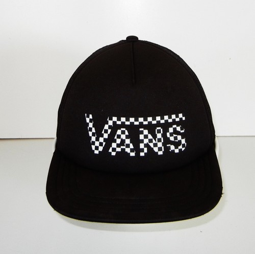Vans black checkered logo - black, checkered-logo