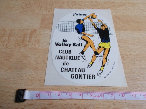 Volleyball sticker nautical - volleyball,