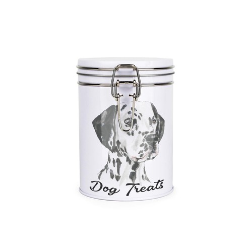 Dalmatian dog treats canister - dalmatian,