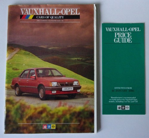 Vauxhall opel 1986 mkt - 1986,