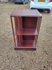 Mahogany veneer Revolving Bookcase