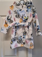 Girls Bluey dressing gown. Age