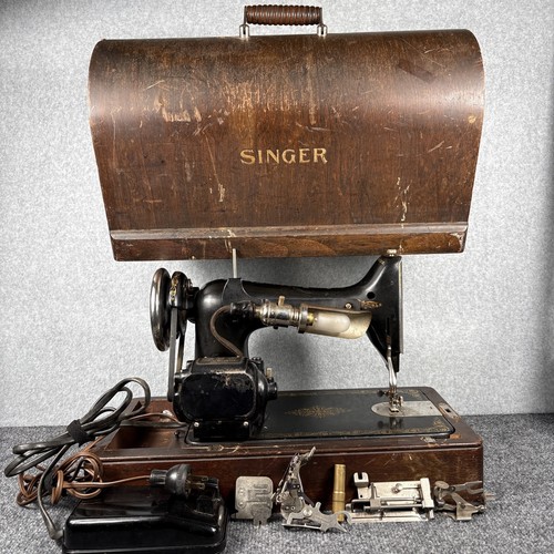 Antique singer sewing - antique,