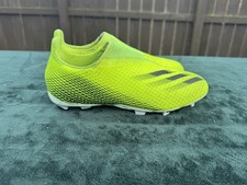Adidas X Ghosted.3 Laceless FG firm ground football boots, Size 3