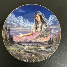Franklin Mint Royal Doulton Limited Bone China “THE MAIDEN OF THE SACRED RANGE” 