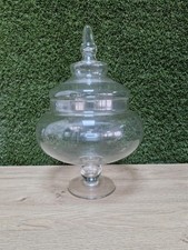 Clear glass apothecary - glass, jar