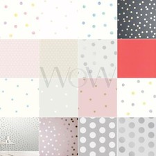 Polka Dots Wallpaper - Various Dot Sizes Available Metallic Glitter & More