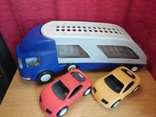 Little Tikes Big Car Carrier Hauler Transporter with 2x Sports Cars