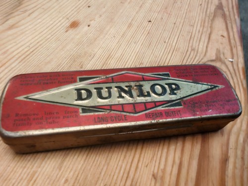 Vintage dunlop long cycle tyre - vintage,