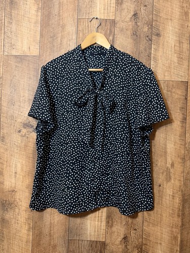 Simon jersey navy polka dot - simon,