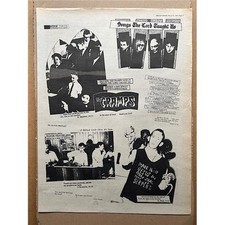 CRAMPS SONGS THE LORD TAUGHT US POSTER SIZED original music press advert from 19