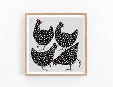 Cute chickens complete - cute,
