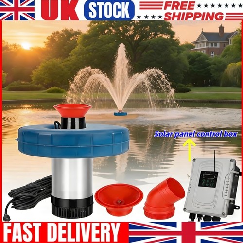 Solar pond fountain aerator - pond,