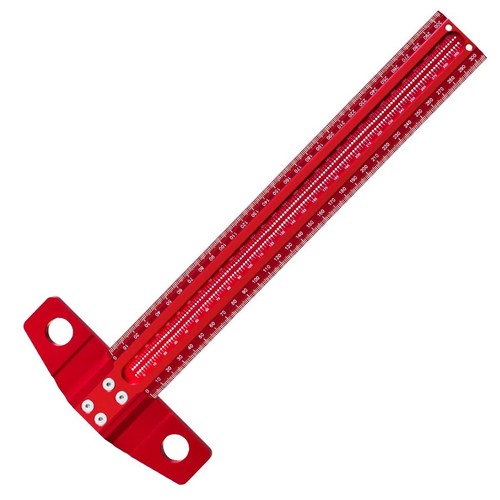 Aluminum alloy square ruler - aluminum, t