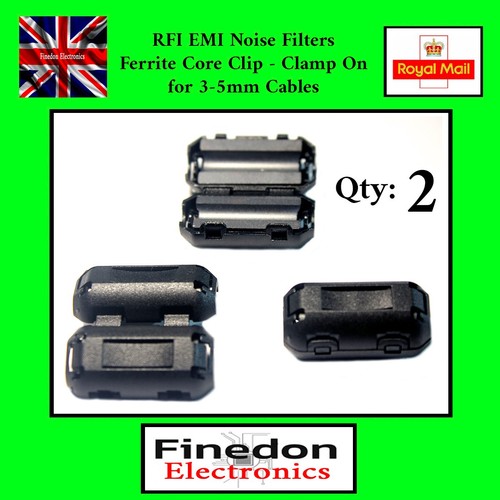 Black clip clamp rfi - black,