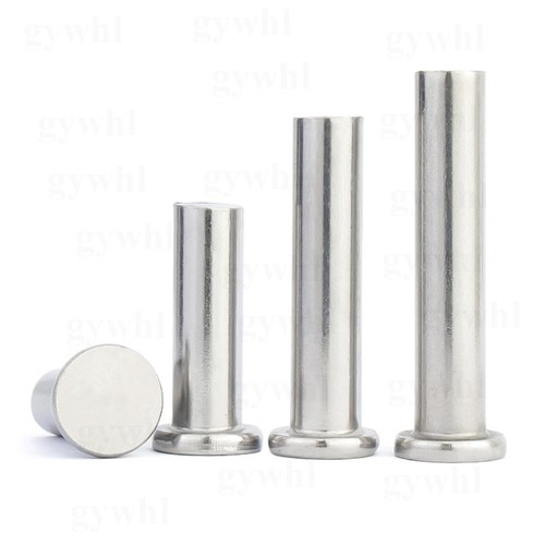 Aluminium flat head solid - flat,