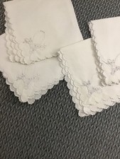 IRISH LINEN AND WHITEWORK EMBROIDERY-  VGC