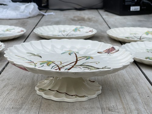 Fluted cake stand - fluted, and