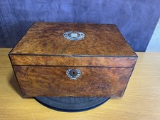 Antique burr walnut and