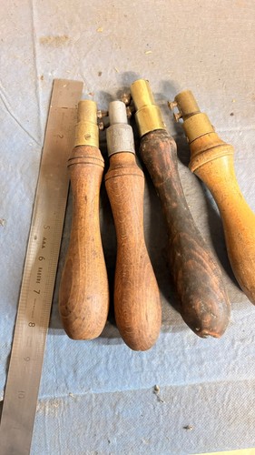 Vintage wooden brass pad - vintage, saw