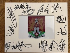 Hand Signed 10x8 Mount -