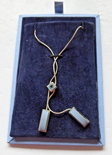 Wedgwood Pale Blue Necklace - 14mm brick style from 1980s