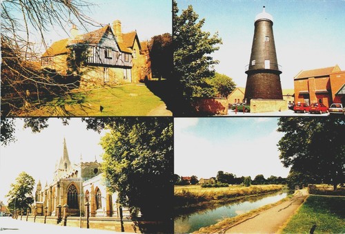 England postcard sleaford - postcard,