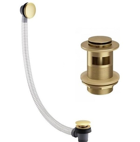 Brushed brass bath - bath, and