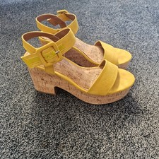Next Size 6 Shoes Yellow Ochre