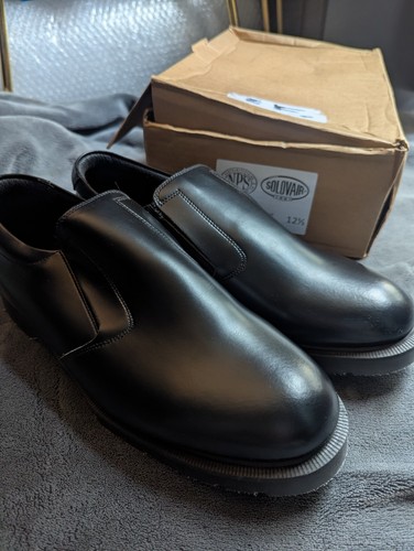 Solovair 1466 black leather - 1466,