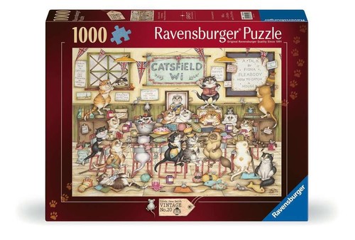 Crazy cats puzzle - cats, at