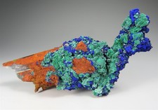 AZURITE crystals and Malachite