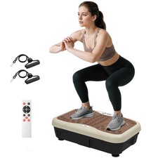 HOMCOM Vibration Plate Machine Fitness Body Shaper Slim Trainer Home Gym