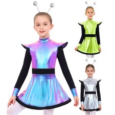 Kids Girls 2pcs Alien Outfit