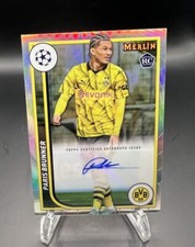 Paris Brunner Rookie Card Refractor Auto 23-24 Topps Merlin UEFA Dortmund