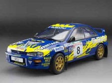 Sunstar 5528 1:18 Subaru Impreza 555 - #8 Bourne/Vincent -Rally of New Zealand