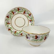 A Pinxton teabowl & saucer in a known pattern of unrecorded number circa 1805