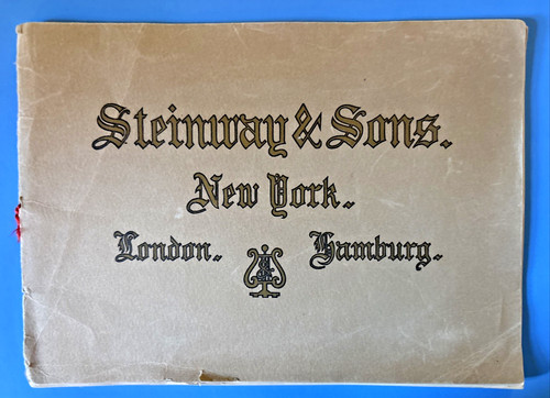 Steinway sons 1892 - steinway, &