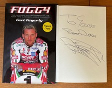 CARL FOGARTY SIGNED Foggy The Autobiography World Superbike Champion 1st Ed HBDJ