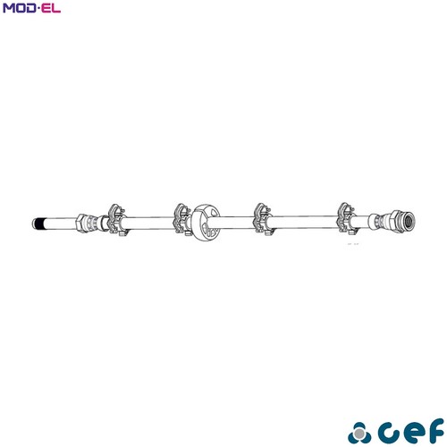 Brake hose 514524 for iveco - for,