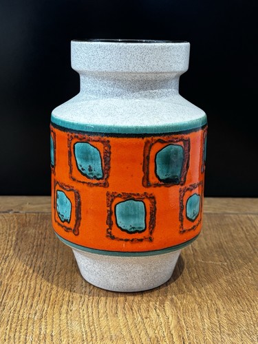 West german pottery vase - german, vase.