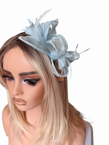 Women light blue - blue, feather