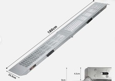 VEHICLE MOTOR BIKE LOADING RAMP HEAVY DUTY 400KG CAPACITY FOLDING
