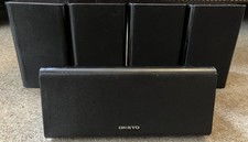 5 x Onkyo 5.1 Surround Sound Speaker System Includes SKF-338 SKR-338 SKC-338