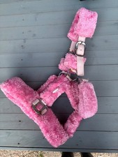 Pink Fluffy Pony Head Collar