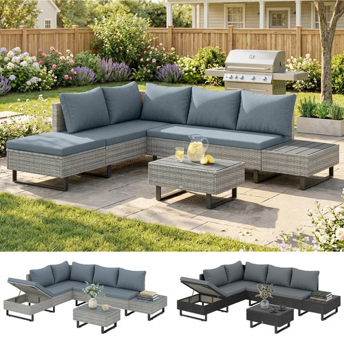 Seater rattan garden - 5,