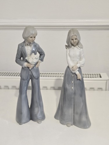 Vintage pair man lady - pair, of